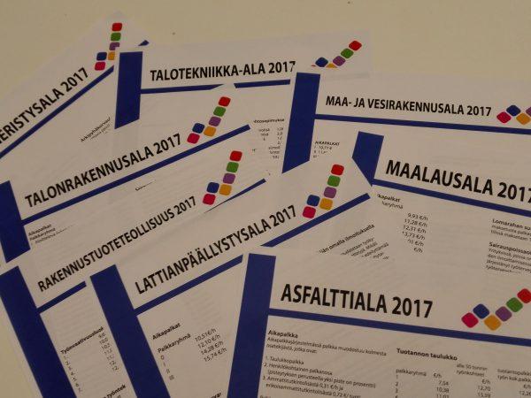 Rakennusliiton sopimusalojen kulukorvaukset ja TES-lennäkit 2017 -Artikkelikuva