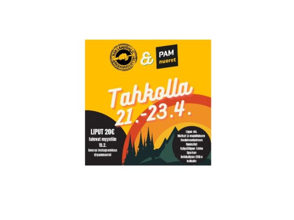 Raksanuoret & PamNuoret Tahkolla 21.4 – 23.4. -Artikkelikuva